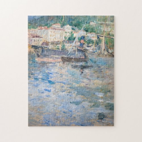 Berthe Morisot _ Port of Nice Jigsaw Puzzle