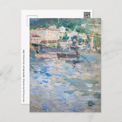 Berthe Morisot _ Port of Nice Postcard