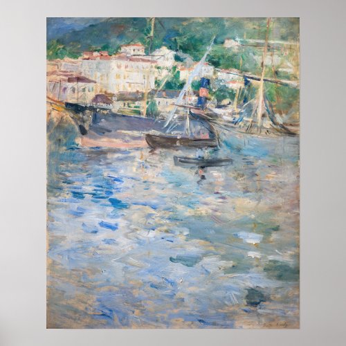 Berthe Morisot _ Port of Nice Poster