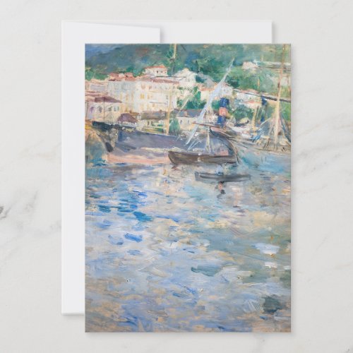 Berthe Morisot _ Port of Nice Thank You Card