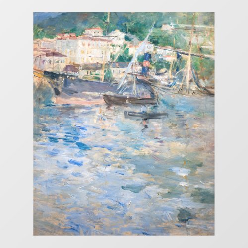 Berthe Morisot _ Port of Nice Window Cling
