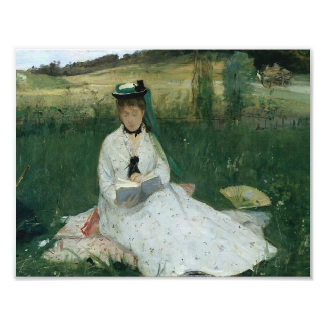 Berthe Morisot - Reading Photo Print (Front)