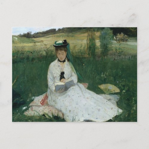 Berthe Morisot _ Reading Postcard