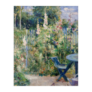 Berthe Morisot - Roses Tremieres Acrylic Print