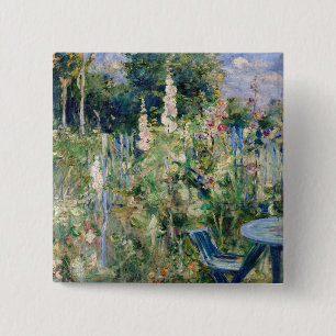 Berthe Morisot - Roses Tremieres Button
