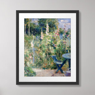 Berthe Morisot - Roses Tremieres Framed Art