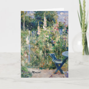 Berthe Morisot - Roses Tremieres / Hollyhocks Card