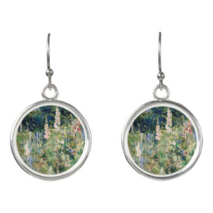 Berthe Morisot - Roses Tremieres / Hollyhocks Earrings