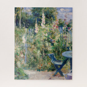 Berthe Morisot - Roses Tremieres / Hollyhocks Jigsaw Puzzle