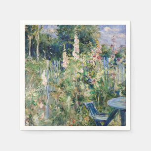 Berthe Morisot - Roses Tremieres / Hollyhocks Napkins
