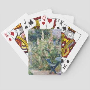 Berthe Morisot - Roses Tremieres / Hollyhocks Poker Cards