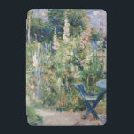 Berthe Morisot - Roses Tremieres iPad Mini Cover<br><div class="desc">Roses Tremieres - Berthe Morisot,  1884</div>