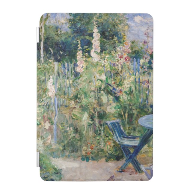 Berthe Morisot - Roses Tremieres iPad Mini Cover (Front)
