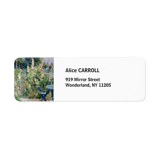 Berthe Morisot - Roses Tremieres Label (Front)