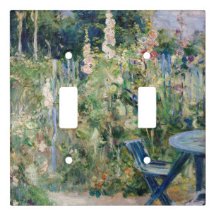 Berthe Morisot - Roses Tremieres Light Switch Cover