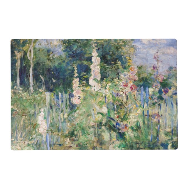 Berthe Morisot - Roses Tremieres Placemat (Front)