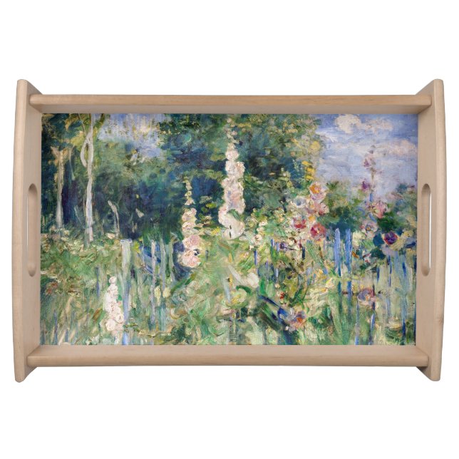 Berthe Morisot - Roses Tremieres Serving Tray (Front)