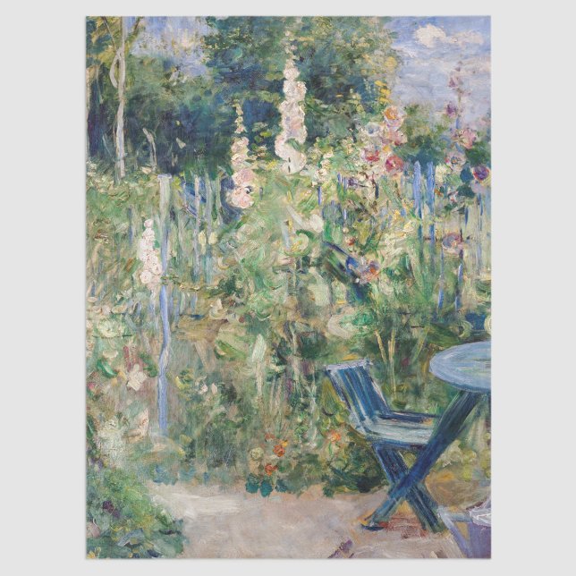 Berthe Morisot - Roses Tremieres Tissue Paper (Creator Uploaded)