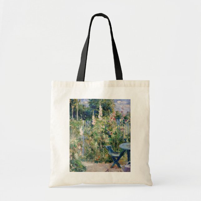 Berthe Morisot - Roses Tremieres Tote Bag (Front)