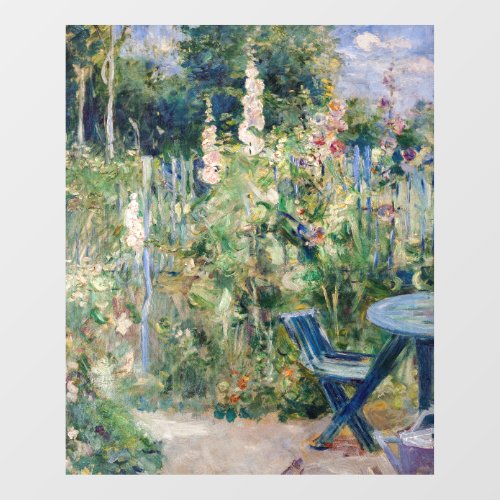 Berthe Morisot _ Roses Tremieres Window Cling