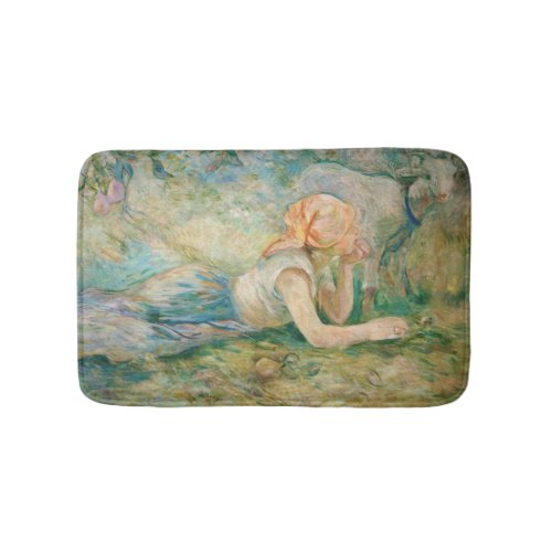 Berthe Morisot _ Shepherdess Resting Bath Mat