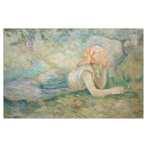 Berthe Morisot _ Shepherdess Resting Fabric