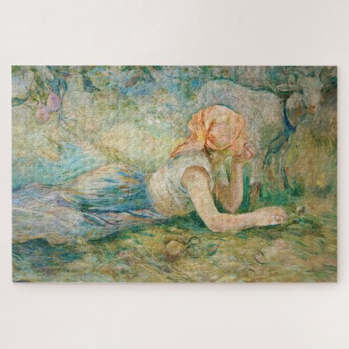Berthe Morisot _ Shepherdess Resting Jigsaw Puzzle