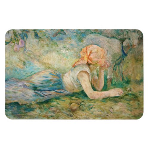 Berthe Morisot _ Shepherdess Resting Magnet