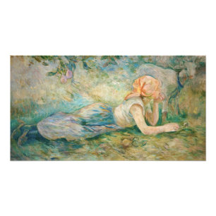Berthe Morisot - Shepherdess Resting Photo Print