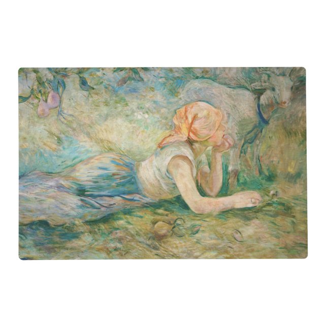 Berthe Morisot - Shepherdess Resting Placemat (Front)