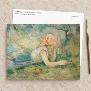 Berthe Morisot - Shepherdess Resting Postcard