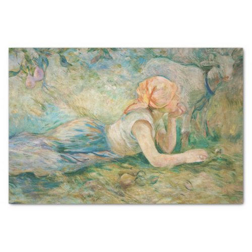 Berthe Morisot _ Shepherdess Resting Tissue Paper