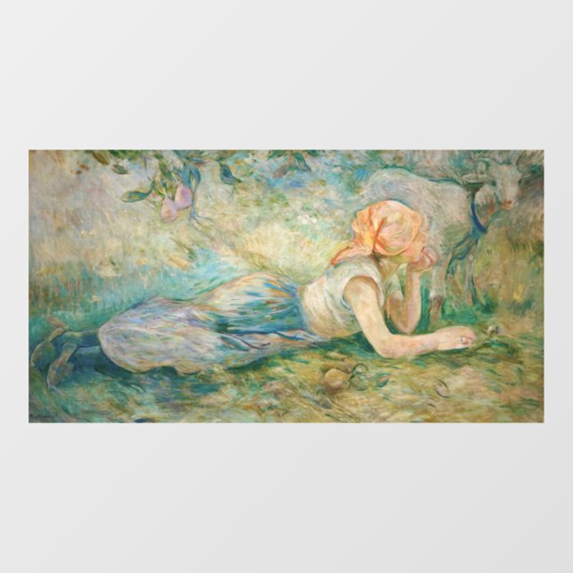 Berthe Morisot - Shepherdess Resting Window Cling (Sheet)