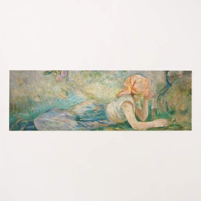 Berthe Morisot - Shepherdess Resting Yoga Mat (Front (Horizontal))