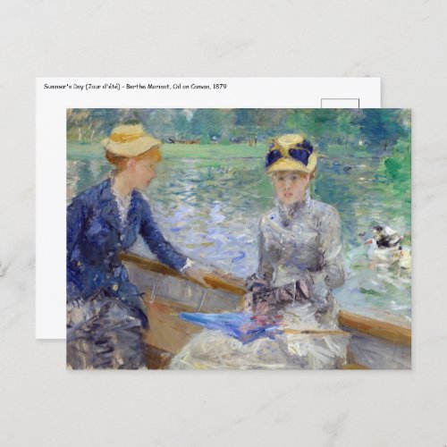 Berthe Morisot _ Summers Day Postcard