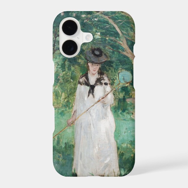 Berthe Morisot - The Butterfly Hunt Case-Mate iPhone Case (Back)