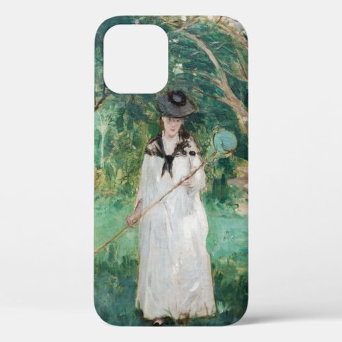Berthe Morisot _ The Butterfly Hunt iPhone 12 Case