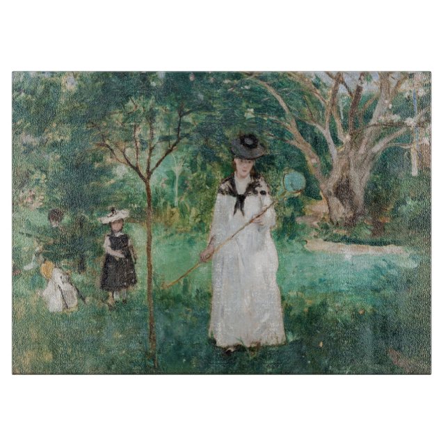 Berthe Morisot - The Butterfly Hunt Cutting Board (Front)