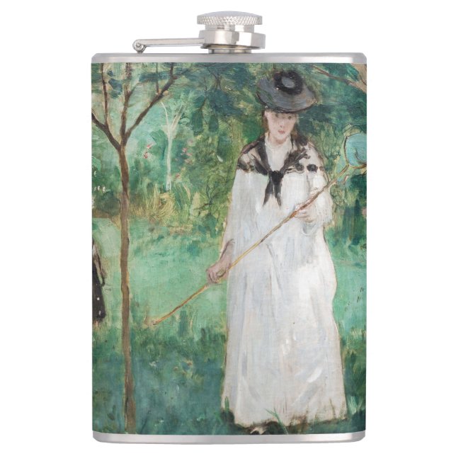 Berthe Morisot - The Butterfly Hunt Flask (Front)