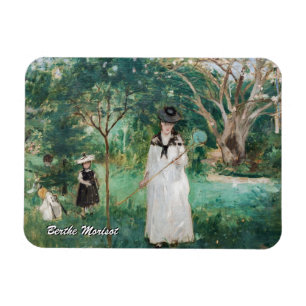 Berthe Morisot - The Butterfly Hunt Magnet