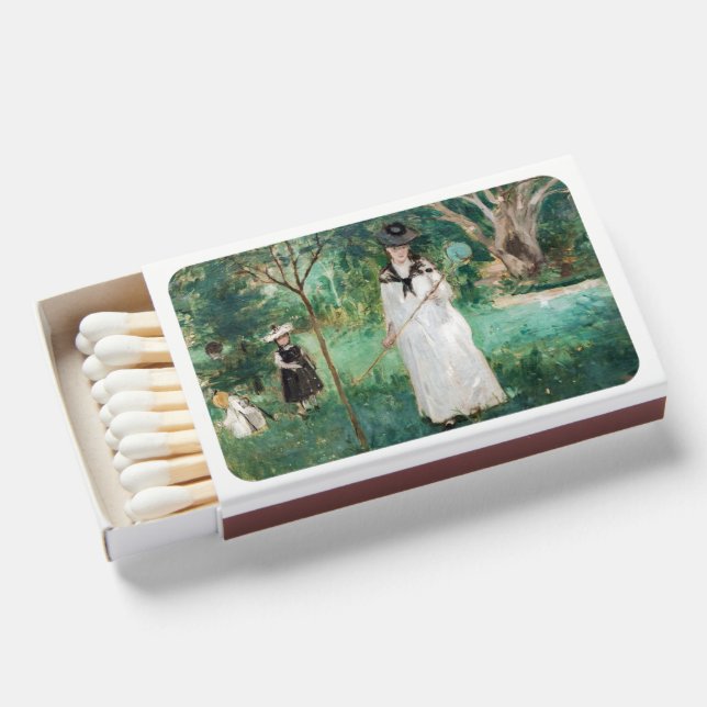 Berthe Morisot - The Butterfly Hunt Matchboxes (Front Open)