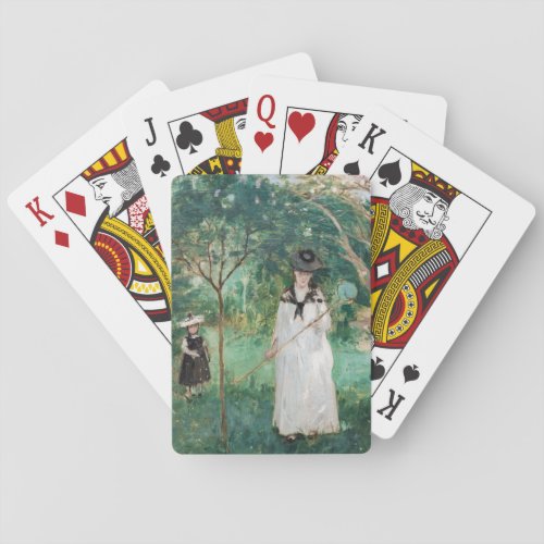 Berthe Morisot _ The Butterfly Hunt Poker Cards