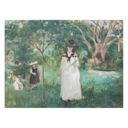 Berthe Morisot _ The Butterfly Hunt Tablecloth