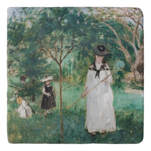 Berthe Morisot _ The Butterfly Hunt Trivet