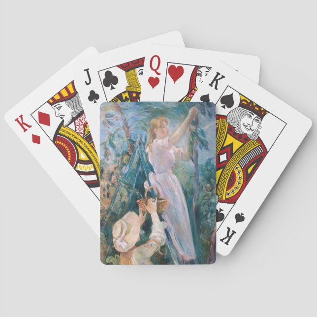 Berthe Morisot - The Cherry Picker Poker Cards (Back)