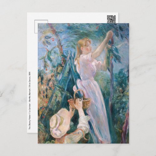 Berthe Morisot _ The Cherry Picker Postcard