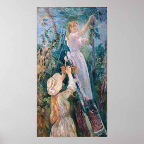 Berthe Morisot _ The Cherry Picker Poster