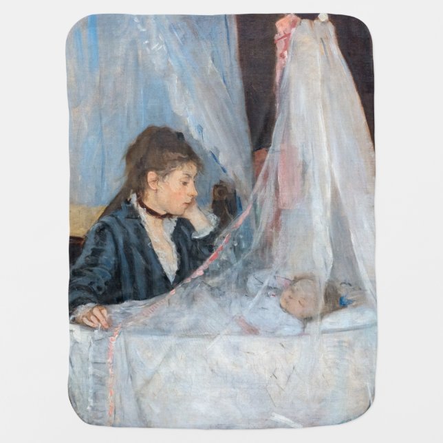 Berthe Morisot - The Cradle Baby Blanket (Front)