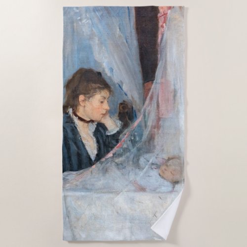 Berthe Morisot _ The Cradle Beach Towel