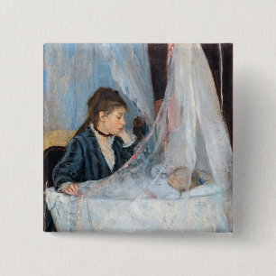 Berthe Morisot - The Cradle Button